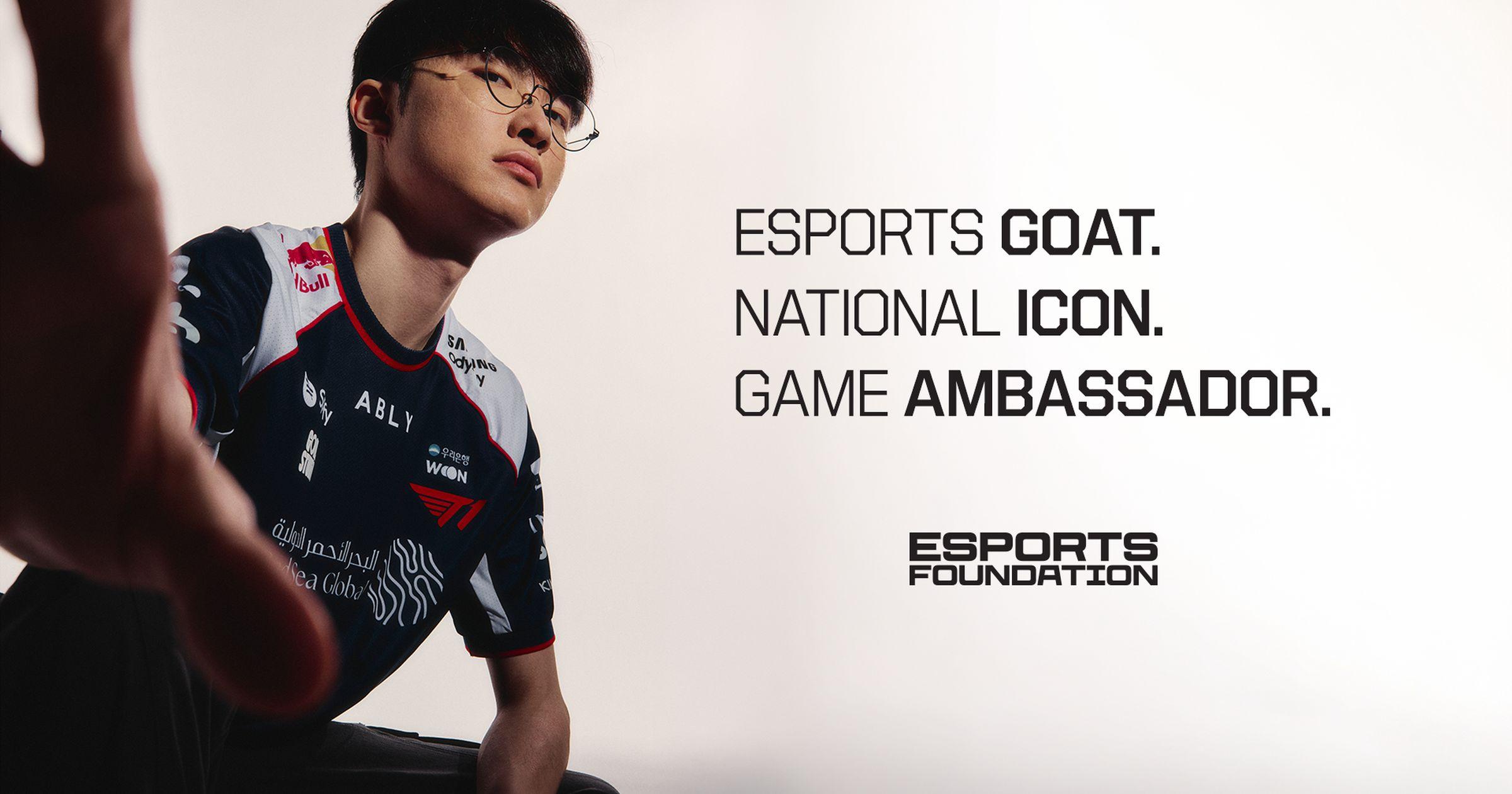 Le joueur coréen Lee “Faker” Sang-hyeok a été choisi pour être ambassadeur de l’Esports World Cup et de l’Esports Nations Cup