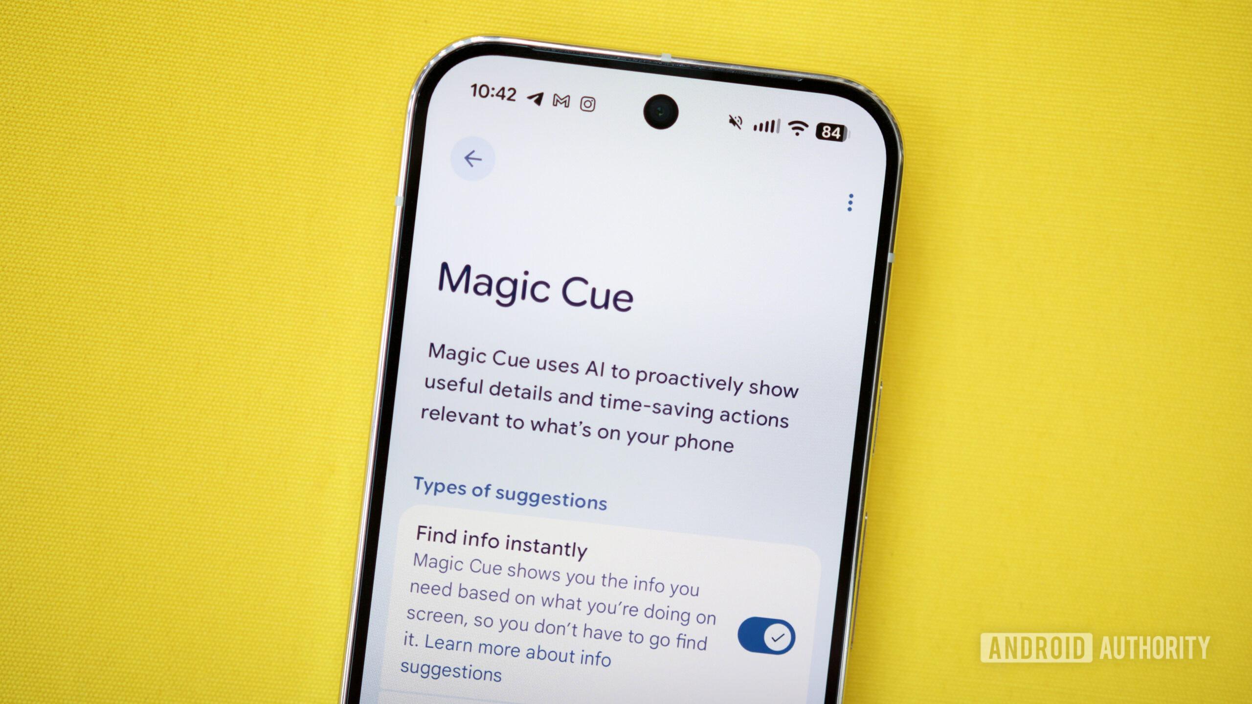 Magic Cue on the Pixel 10 could be about to pick up a very descriptive new name