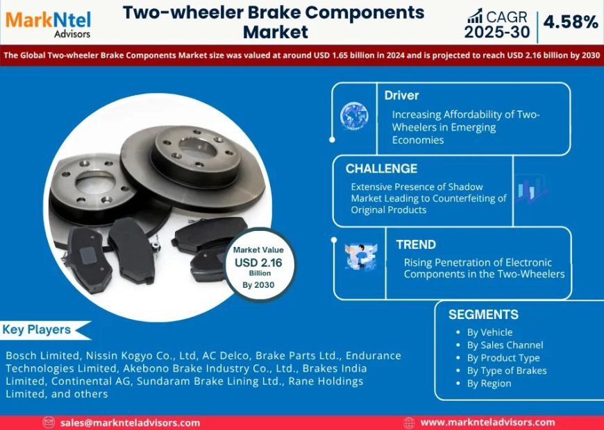 Two-wheeler Brake Components Industry Forecast 2025–2030: Trends, Value & Analysis